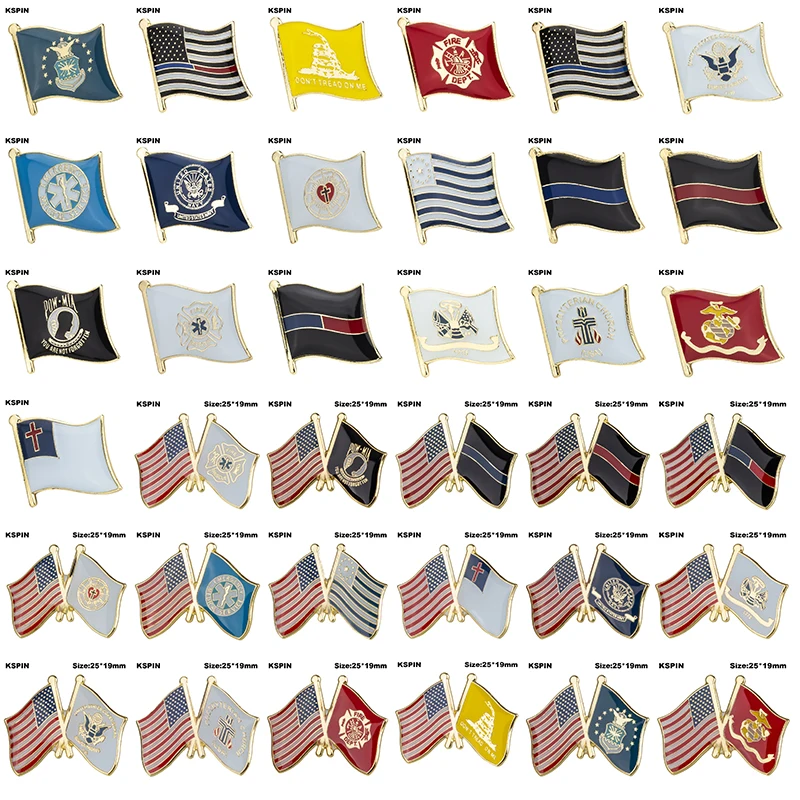 Значок с флагом значок брошь лютеран мормон пожарная спасательная для