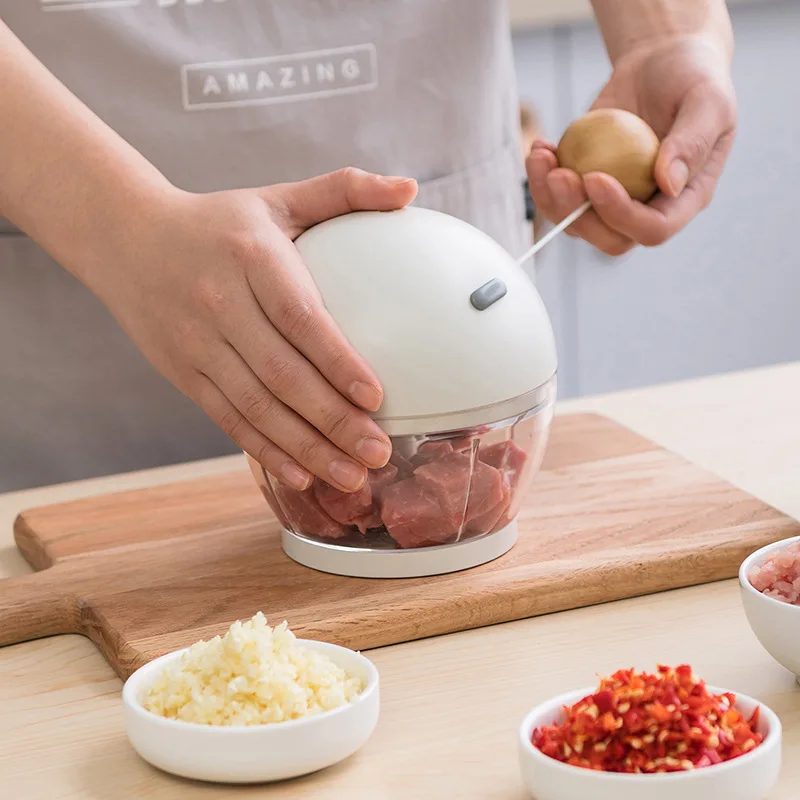 Мощная Мясорубка 500 мл ручная мясорубка измельчитель миксер блендер кухонный