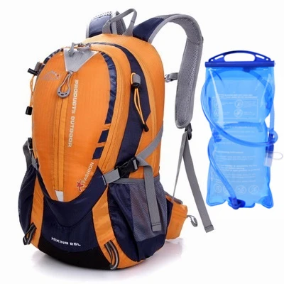 with water bag MTB велосипед велосипедный рюкзак для мужчин и женщин водонепроницаемый вентилируемый Велоспорт Открытый Спорт Путешествия Альпинизм бег рюкзак с сумкой для воды - Цвет: with water bag