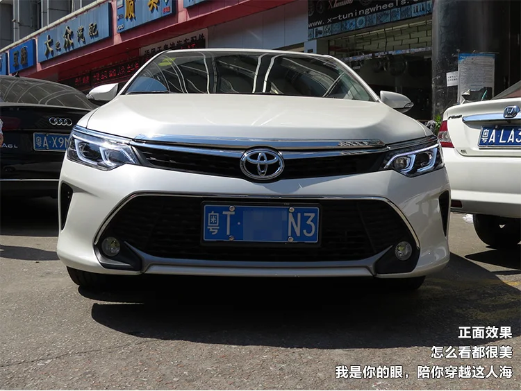 Автомобильный Стайлинг для Toyota Camry V55 светодиодный фонарь- год Camry фары drl Объектив двойной луч H7 HID Xenon