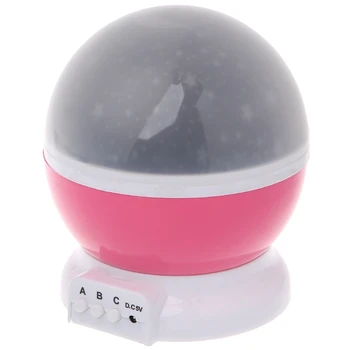 

Starry Sky LED Rotation Night Light Projector Star Moon Novelty Table Night Lamp