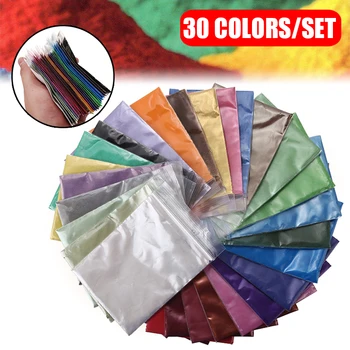 

Cosmetic Mica Powder Pigment Handmade Soap Bath Nail Art Wax Candle DIY Various Coloring Pigment Powder Glitter