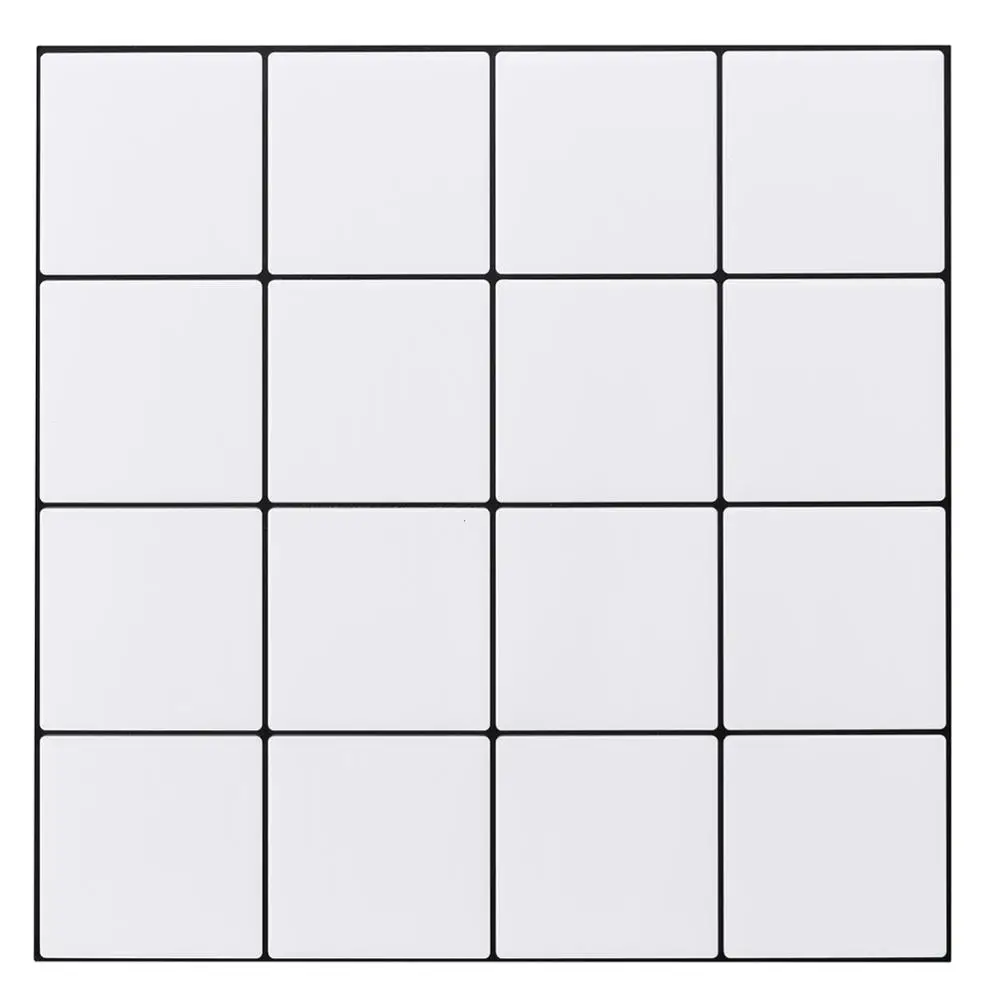Cocotik 12 &quotx 12&quot пилинг и палка плитка Backsplash метро белый для кухни/ванной комнаты 10