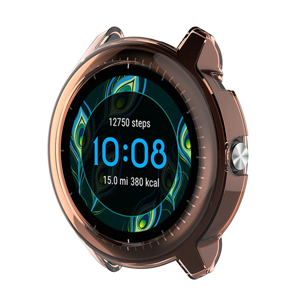 

TPU Anti-scratch Easy Install Lightweight Round Frame Protective Case Mini Removable Transparent Full Watch Cover For Garmin