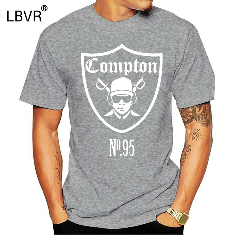 EAZY E ICONIC HIP HOP NWA BADGE T SHIRT VARIOUS COLOURS | Мужская одежда