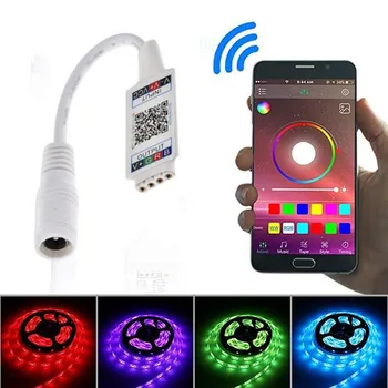 

LED RGB Strip Light Waterproof SMD 2835 Bluetooth Controller EU US 12V Neon Led Light Strip RGB Ribbon Ambilight TV Backlight