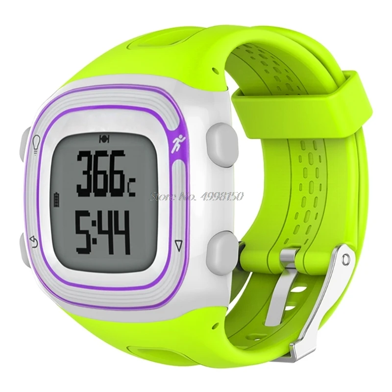 22 см 25 силиконовый спортивный браслет ремешок для Garmin Forerunner 10 15 GPS Smartwatch сменный