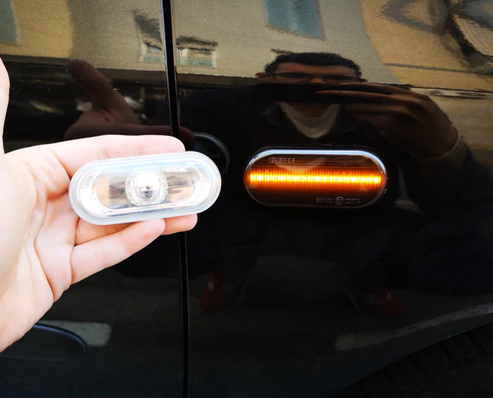 Светодиодные янтарные динамические Боковые указатели поворота для Renault Clio Espace Extra Van Express Rapid Kangoo Laguna Megane Master