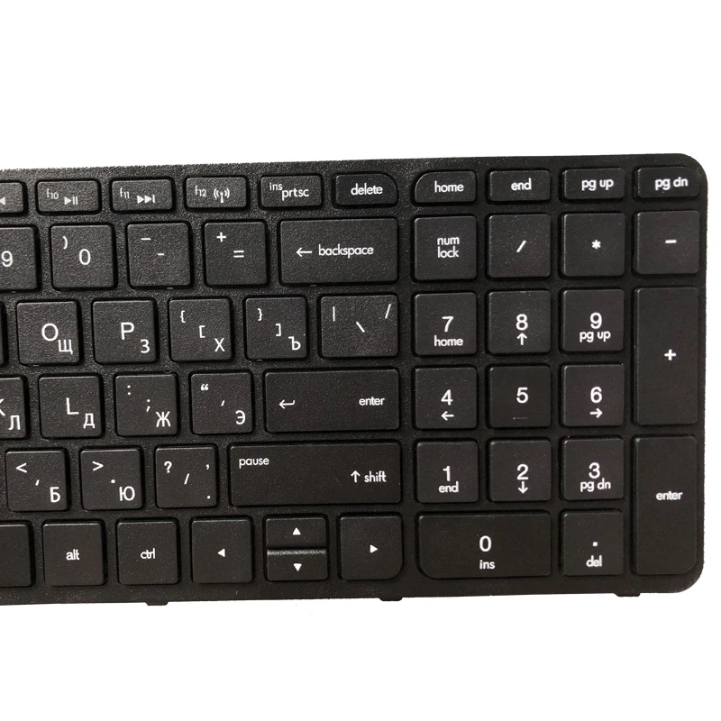 Original New Laptop Replacement US Black Keyboard for HP PK1314D1A00 9Z.N9HSC.601 NSK-CN6SC with Frame
