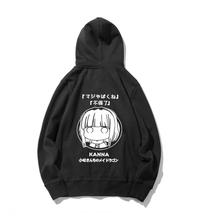 Аниме-Толстовка Kobayashi-san Chi no Maid Dragon Канна Камуи косплей пальто на молнии