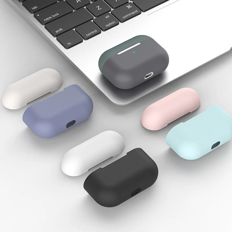 

Multiple Color Mix Earphone Case for Airpods Pro Bluetooth Wireless Earphone Silicone Cover Case for Airpods 3 Soft Cover