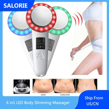 

Ultrasound Cavitation EMS Body Slimming Facial Massager 6 in 1 Weight Loss Anti Cellulite Fat Burner Galvanic Infrared Therapy