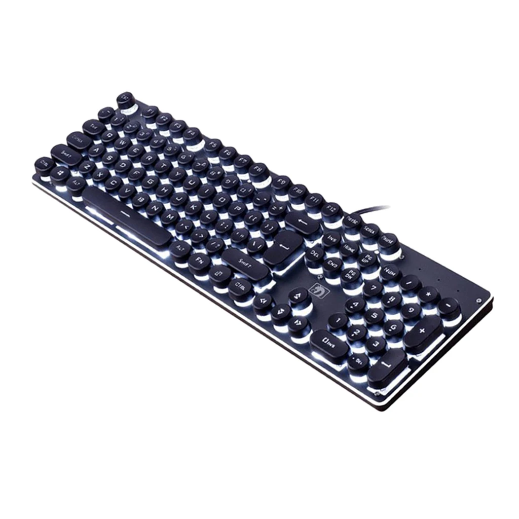 Backlit Computer Keyboard LED Illuminated Keyboard For Gaming Professional