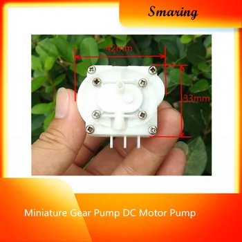 

Miniature Gear Pump DC Motor Pump for Arduino DIY Micro Pump Oil Self Suction Pump Water Drilling Machine Drilling
