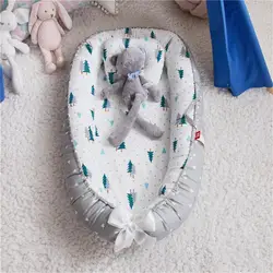 Babynest – ensemble de literie pour bébé, berceau orthopédique, transat pour nouveau né réglable, lit doux et respirant 