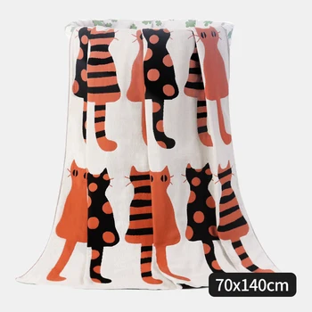 

Gauze Bath Towel Adult Pure Cotton Soft Lovely Water Absorbing Cotton Famale Male Children's Household Large Bath Towel NN50MJ