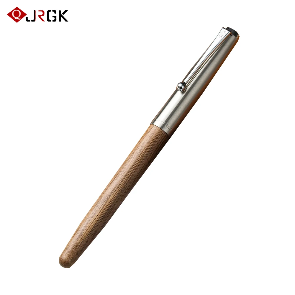 

Luxury Wood Fountain Pen Standard Metal Iraurita 0.38mm Nib Ink Pens for School Student Finance Office Writing