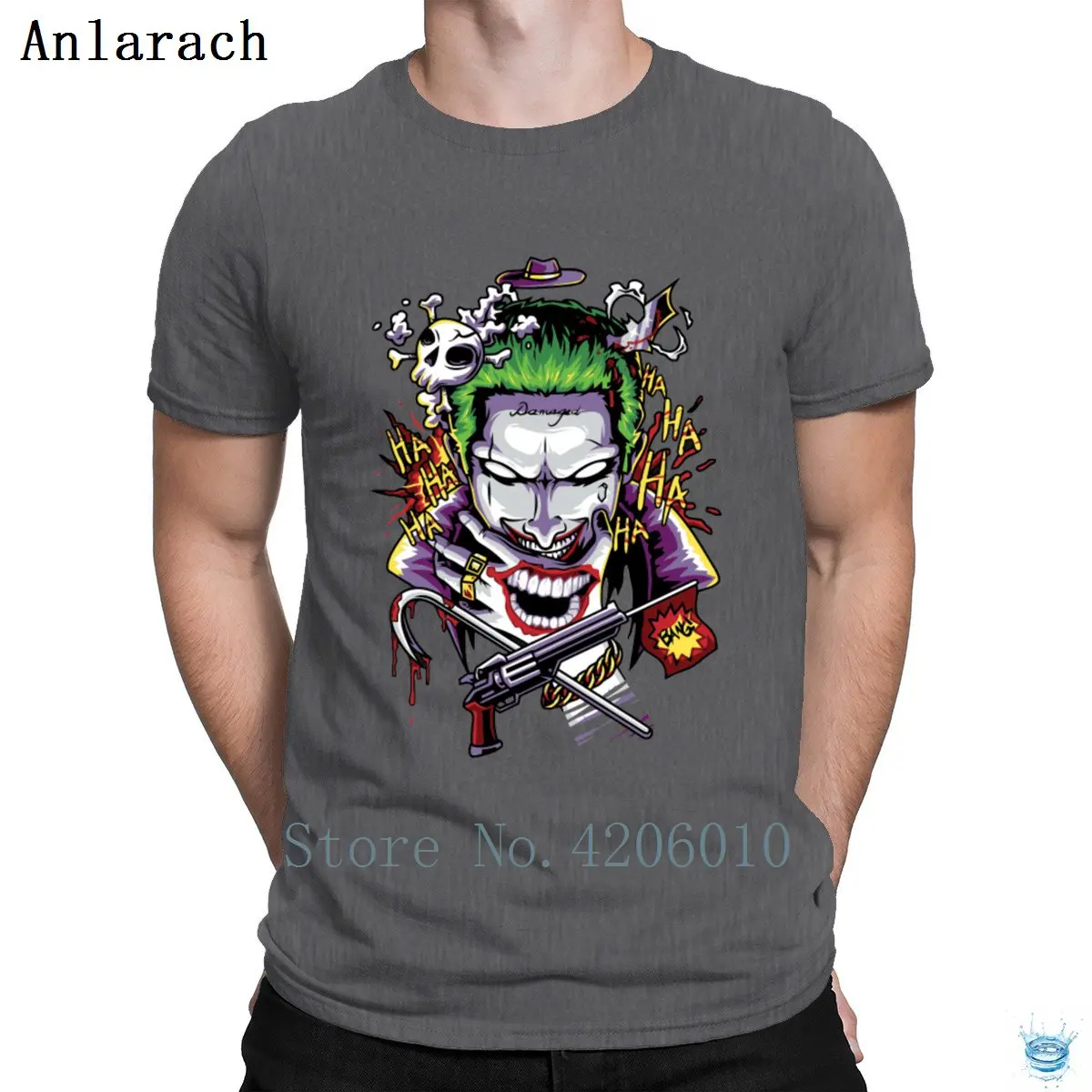 Joker T-Shirt Funny Tee Tops Normal Cotton Men's Tshirt Great Summer Style Designer Tee Shirt Top Quality