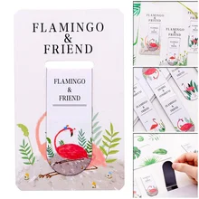 Магнит Фламинго закладки подкачки канцелярские креативные маленькие свежие 1 шт прибытие Многоцелевой ручной студенческий Многофункциональный