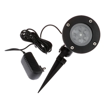 

110V-240V Christmas LED Laser Snowflake Projector Xmas Garden Snow Landscape IP65 Decor Lamp 1Set