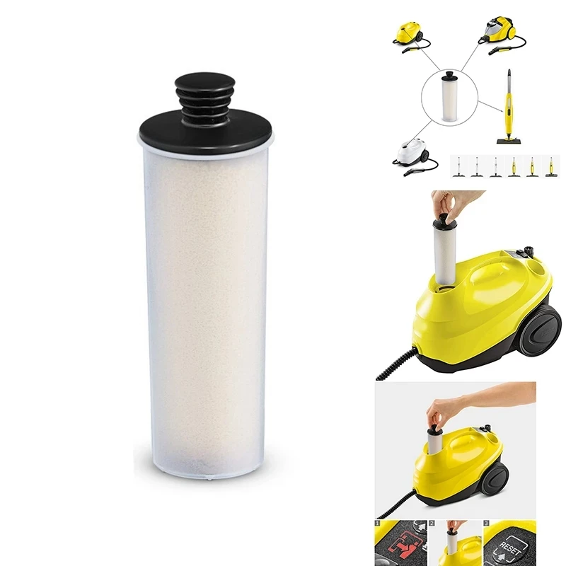 1PCS Steam Cleaner Water Purifier Descaling Filter Cartridge for Karcher SC2 SC3 Clean Water Descaling Filter Cartridge Upright