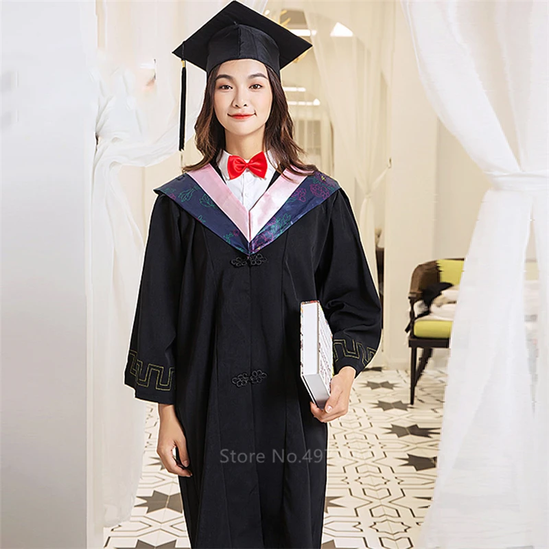 Unisex University Uniform For Women Men College School Student Academic  Dress Costume Graduation Academic Dress Gown Hat Set - School Uniforms -  AliExpress