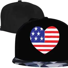 TSDFCHeart мужские и женские бейсболки с флагом, регулируемые бейсболки в стиле хип-хоп с плоским носком