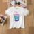 Новый Бренд Девушки Животных Печати Футболка Унисекс Unicornio Tee Одежда Дети Мультфильм Топ Для 3 4 5 6 7 8 Лет Дети День Рождения Одежда