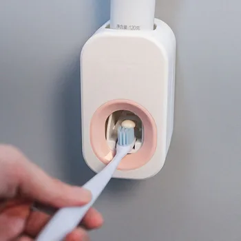 

Automatic Toothpaste Dispenser Wall Mounted Toothpaste Holder Lazy Dispenser For Toothpaste