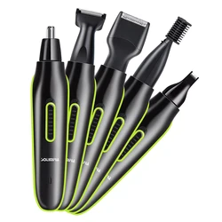 Electric Nose Hair Trimmer Ear Face Eyebrow Nose Hair Removal Trimer Multifunctional 5 In 1 Trimmer Household Usb Eyebrow Shaver