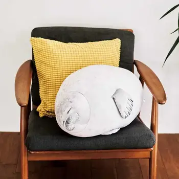 

Novelty Cute Seal Chair Cushion Plush Toy Sea Lion Stuffed Doll Soft Short Plush Sleeping Pillow Gift For Kid Children Drop ship