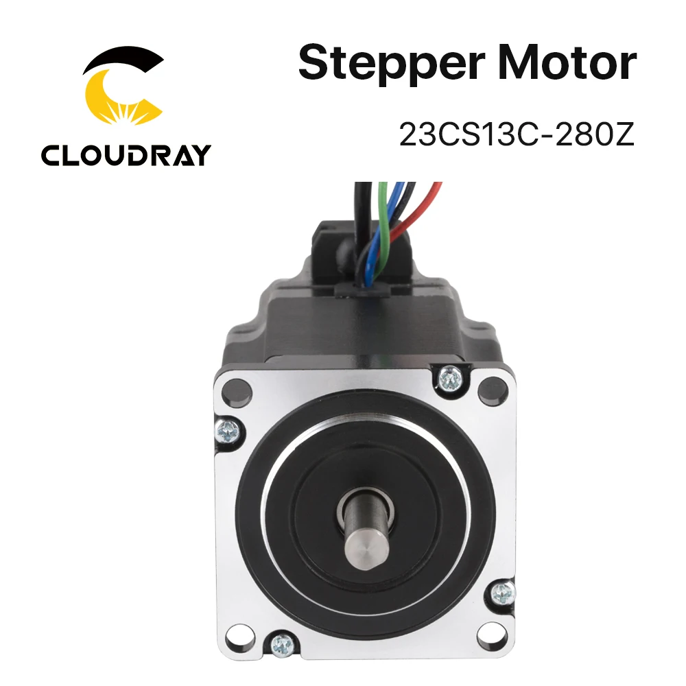 Nema 23 스테퍼 모터 115mm 1.3Nm 2.8A 브레이크가있는 2 상 스테퍼 모터 3D 프린터 용 4 리드 CNC 레이저 그라인드 폼 플라즈마 컷