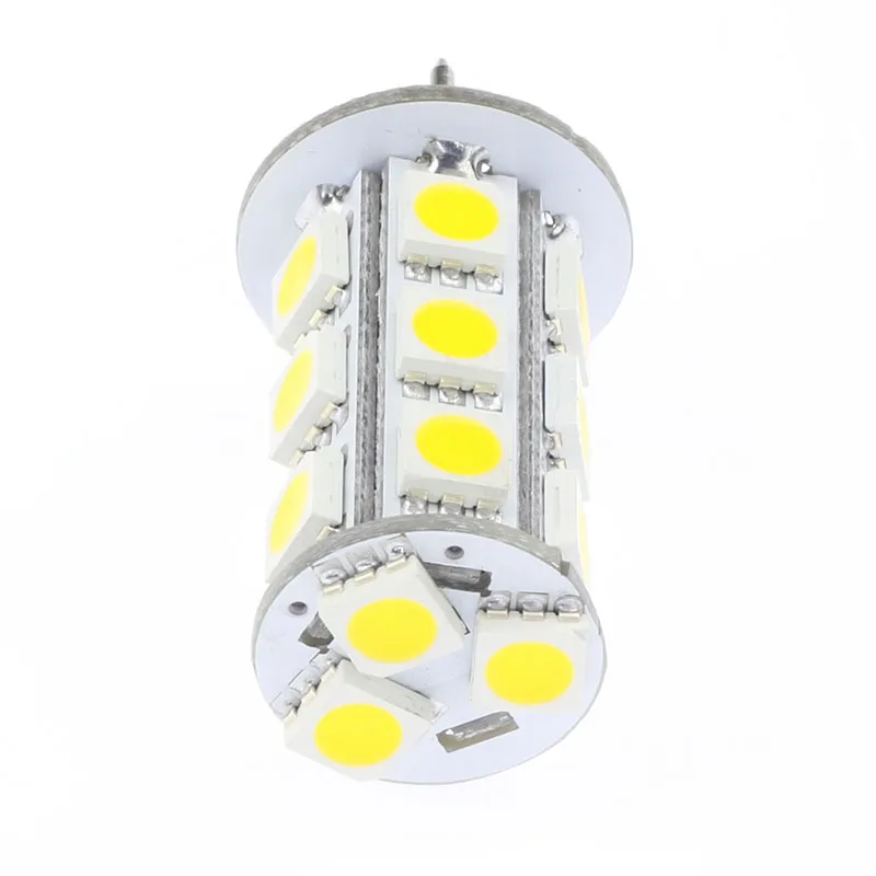 Бесплатная доставка 18LED 5050 SMD G6.35 LED 12V белый теплый 360 396LM 3W 5шт./лот|g6.35 led|led 12vdcwarm white |