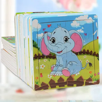 

Wooden Puzzle Educational Developmental Baby Kids Training Toy Christmas Gift jigsaw picture puzzles for children kids games