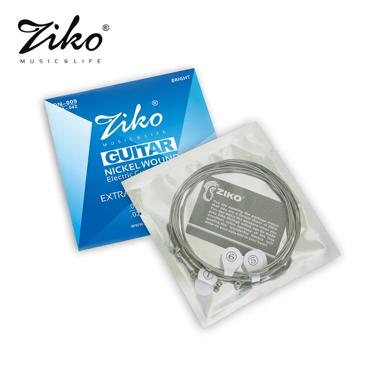 ZIKO-DN-Series-Electric-Guitar-Strings-Extra-Light-009-042-And-010-046-Inch-Nickel-Wound(6)