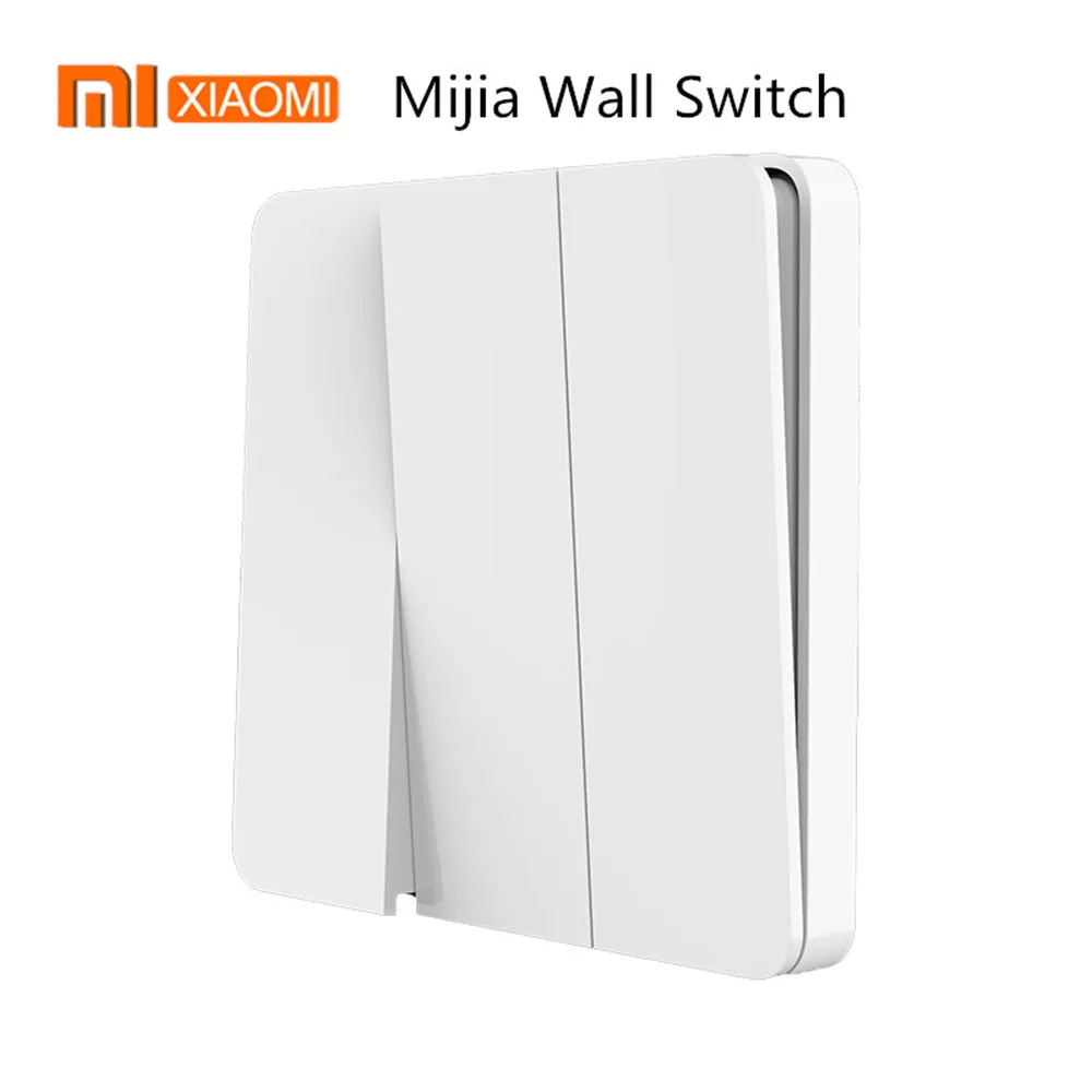 

Original Mijia Wall Switch Smart Light Control single/Double Open Dual Control Switch Wireless keys Smarphone APP Remote Control