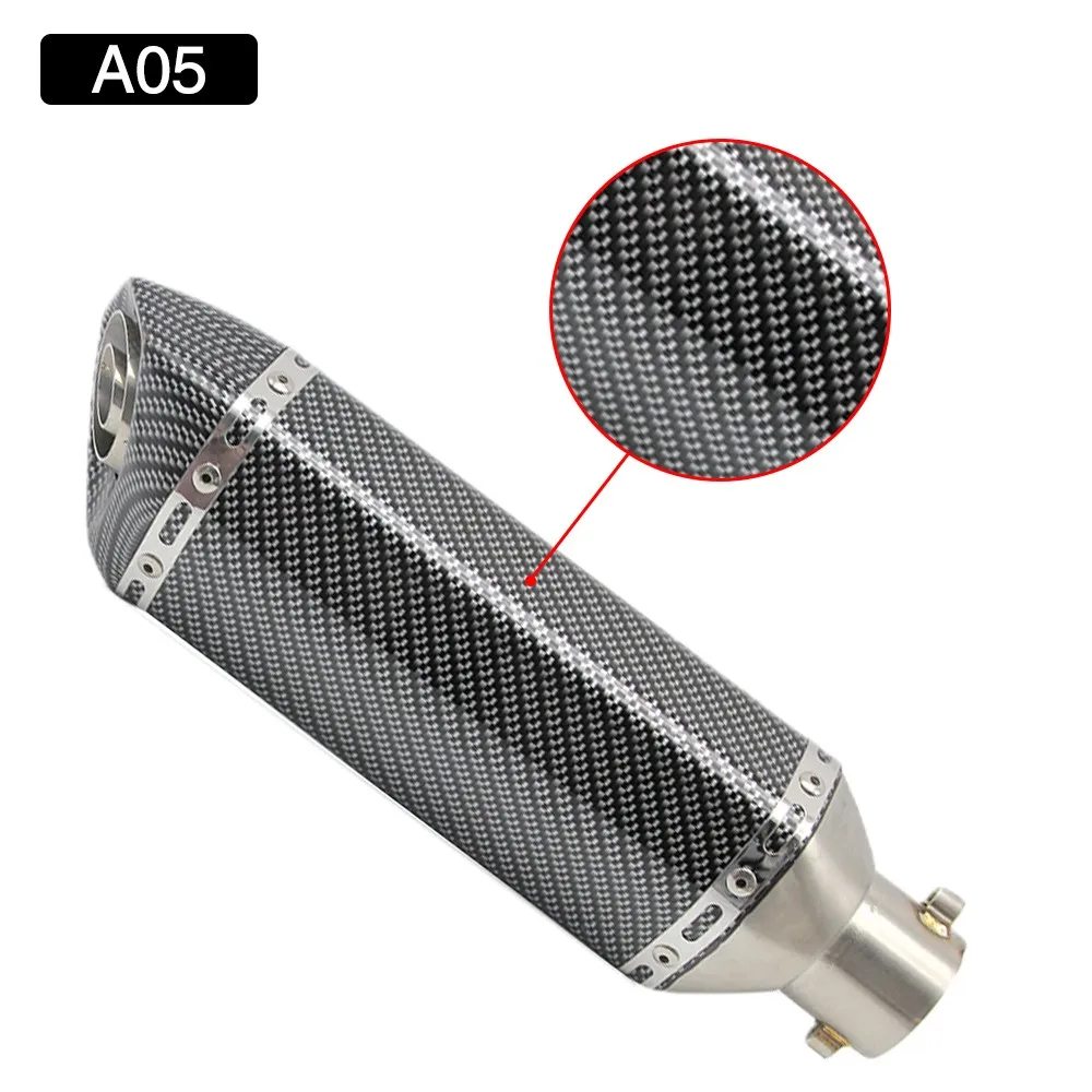 ZSDTRP универсальный мотоцикл Akrapovic выхлопной модифицированный Глушитель Трубы скутер, питбайк грязи мотокросса - Цвет: A 05