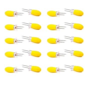 

20 Pcs Stainless Steel Corn Holders for Corn on The Cob Interlocking Corn Forks for Home Cooking and BBQ Corn Holder