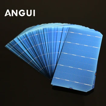 

40 50 100 pcs DIY Mono Solar Panel Monocrystalline Silicon Flexible DIY Solar Cell Charge Battery Study Led light Car RV Educat
