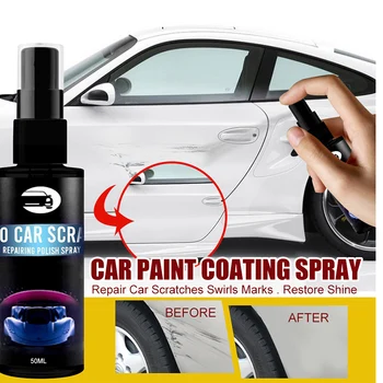 

30ml/50ml Car Coating Paint Care Car Nano Repairing Spray Oxidation Liquid Ceramic Coat Super Hydrophobic Glass Agent Tslm2