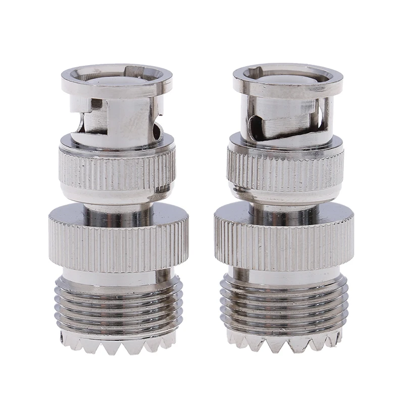 1pc BNC Male Plug To SO239 UHF Female Jack RF Coaxial Adapter Cable Connector
