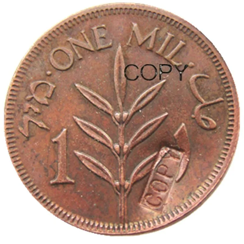 

1927-1946 9PCS Israel Palestine British Mandate 1 Mils Coins Copy 100% Copper