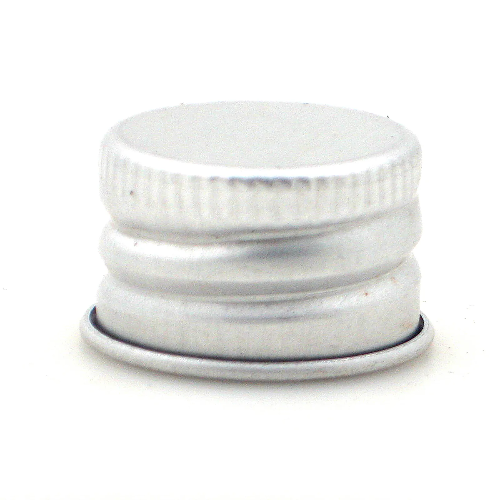sliver aluminum cap