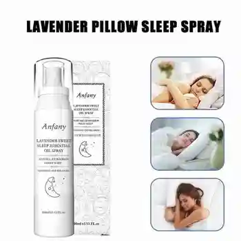 

100ml Lavender Essential Oil Sweet Deep Sleep Pillow Spray Insomnia Relieve Stress Castor Oil Help Sleep Relief Anxiety