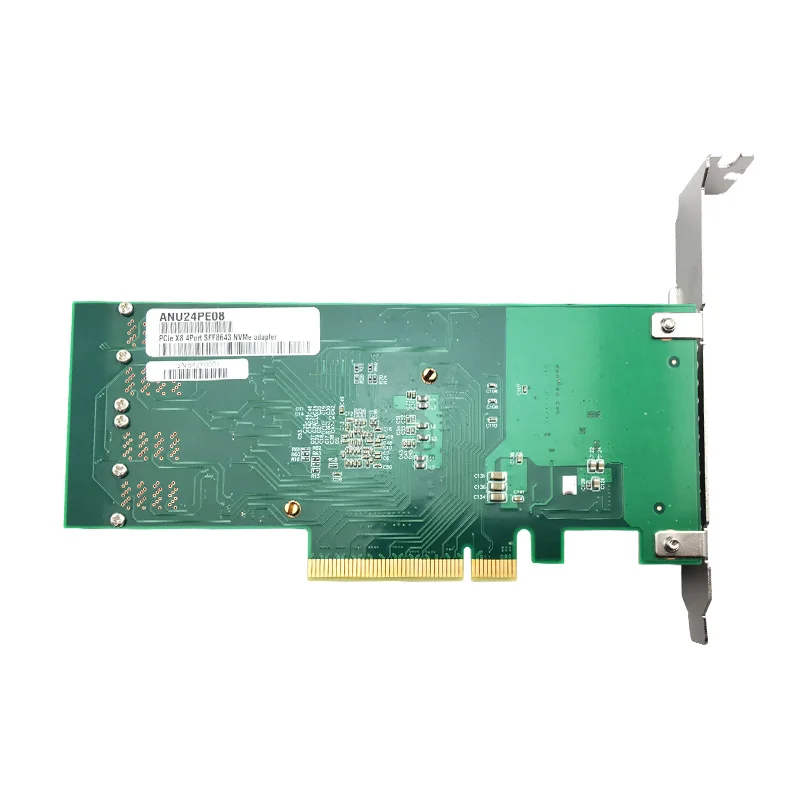 Ceacent NVMe контроллер SSD Riser 12Gbs ANU24PE08 SFF8643 разъем четырехпортовый PCIe X8 sff8643 к sff8639(не с кабелем