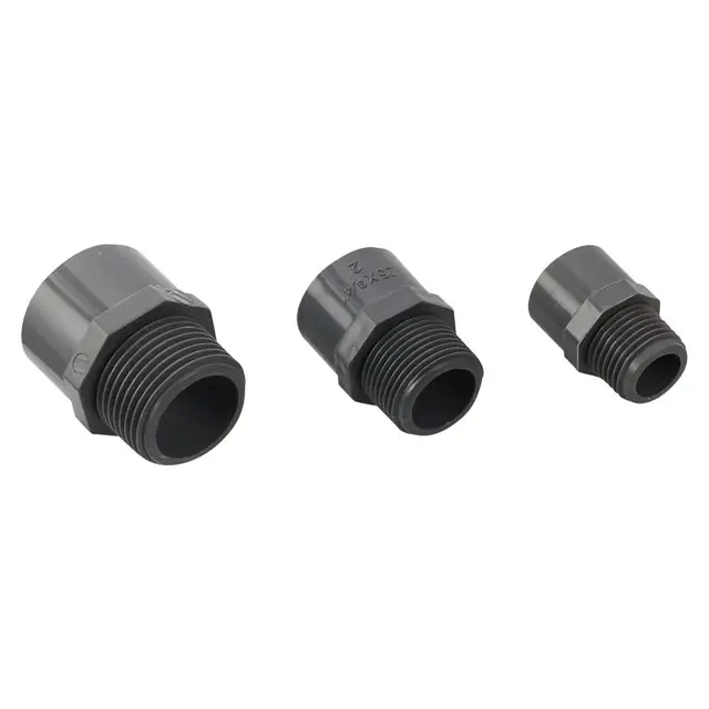 1/2 "3/4" 1 "Férfi Szál 20/25/32 Mm -Es Vízcső Pvc Egyenes Csatlakozó Kerti Öntözőcső Csatlakozás Közös Tartály Adapter - Image 4