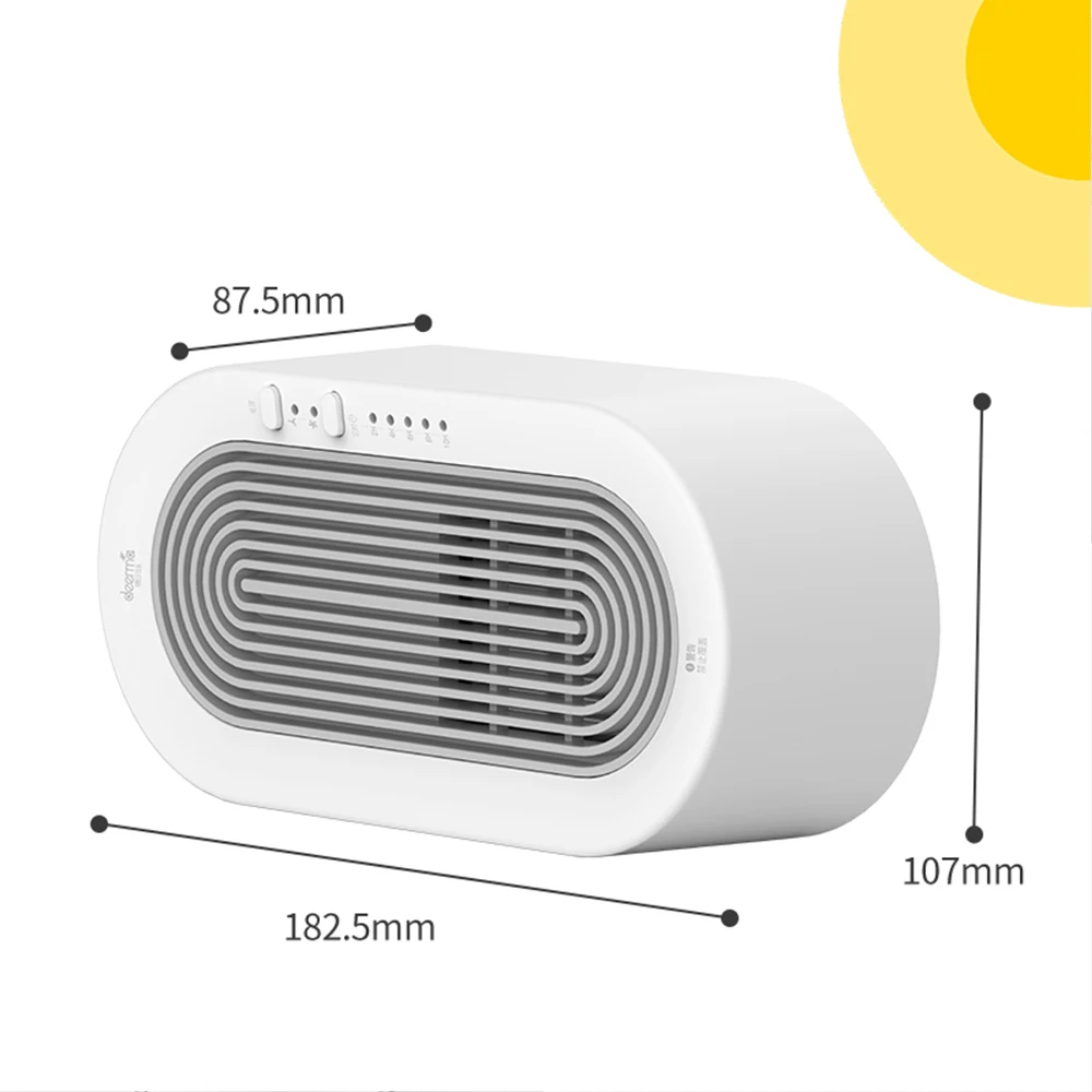 Deerma NF03 Электрический Обогреватель Вентилятор PTC керамический обогреватель 2 ветровые модели переносной обогреватель вентилятор для домашнего общежития офиса Настольный