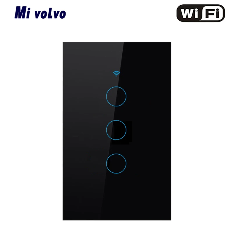 MIVOLVO US smart touch switch WIFI APP беспроводной пульт дистанционного управления совместим с