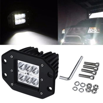

1pc 18W 6000k LED Spot Work Light Bar Offroad Fog Driving Lamp Truck Light Bar