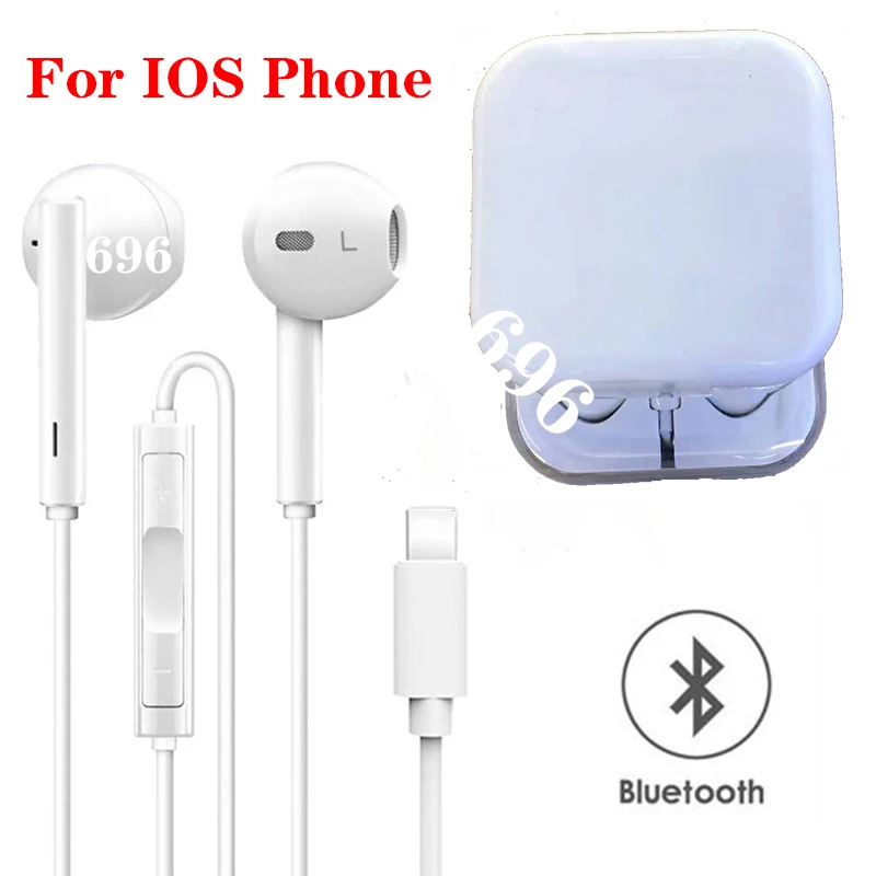 Проводные BlueTooth наушники для Apple iPhone 11 Pro XR X XS Max 8 7 Plus 6 SE наушники-вкладыши с